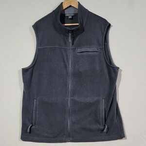 Free Fly Men's‎ Gray Bamboo Fleece Zip Up Vest Size XXL Spring Layering
